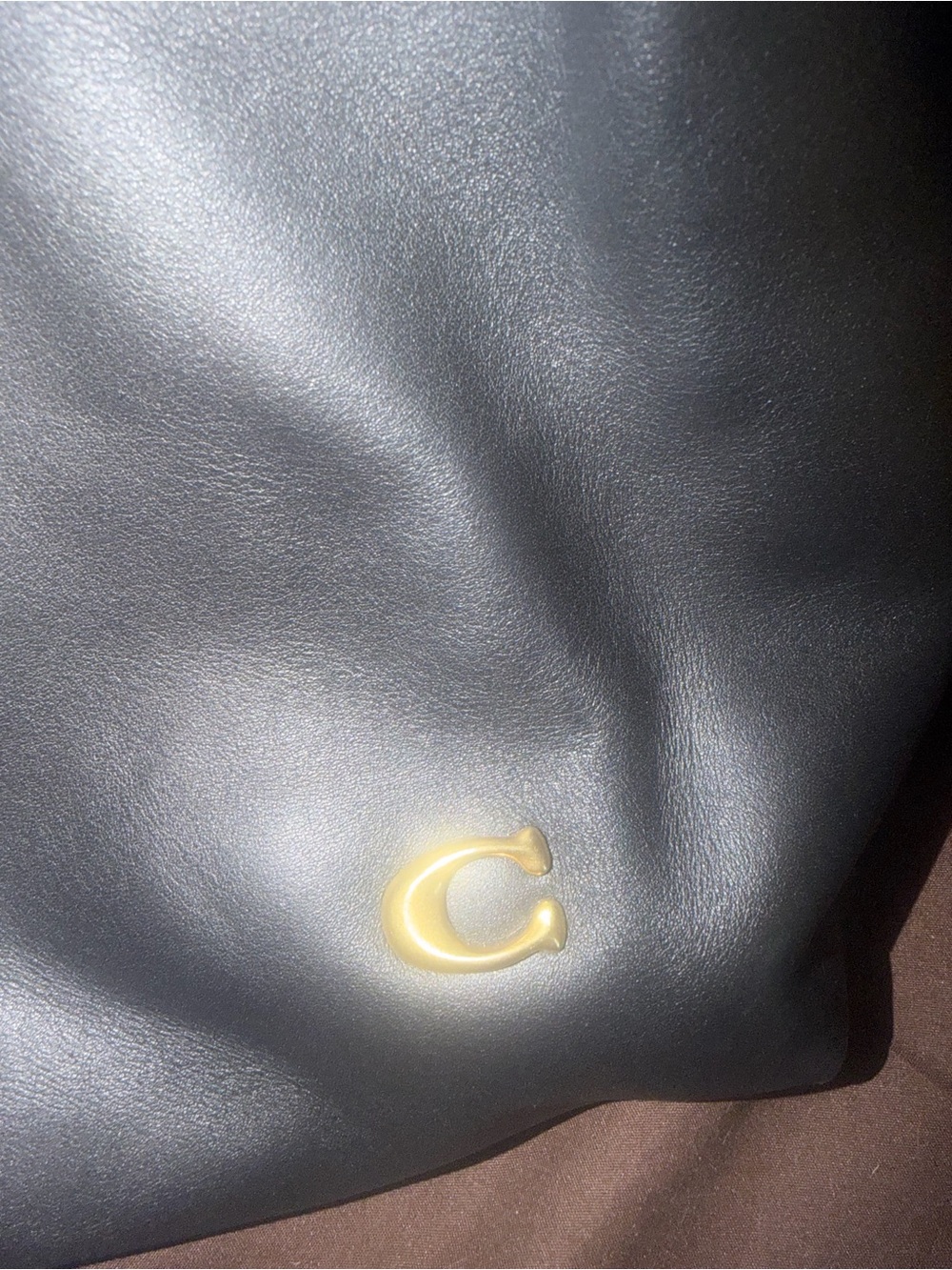 Coach Black Leather Juliet 38